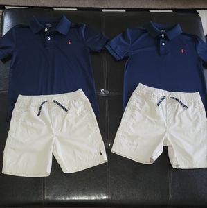 Polo Ralph Lauren kids short set combo